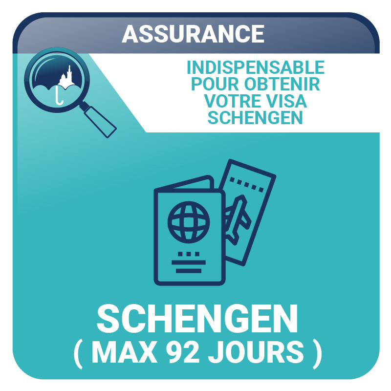 Assurance Schengen (maximum 92 jours) - Voyages, vacances